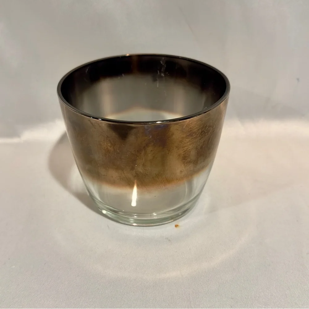 Mid-Century Silver Ombre Ice Bucket Vintage Barware Dorothy Thorpe Style